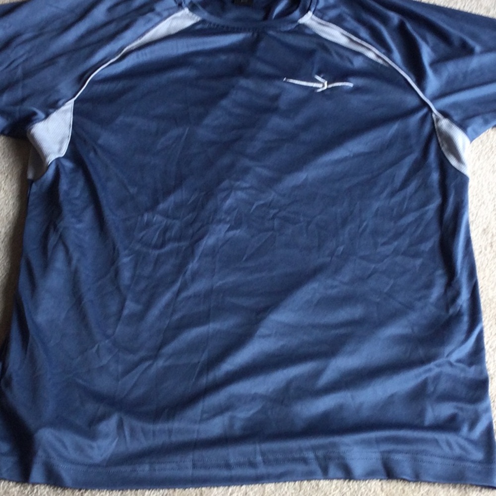 Blue Short Sleeve Crew Neck Tee